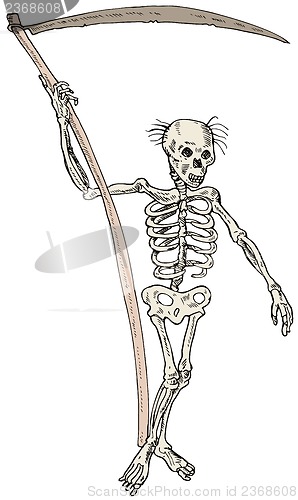 Image of Grim Reaper Skeleton Standing