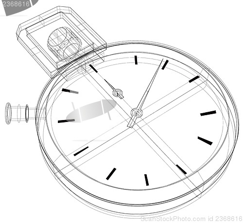 Image of Stopwatch Wireframe