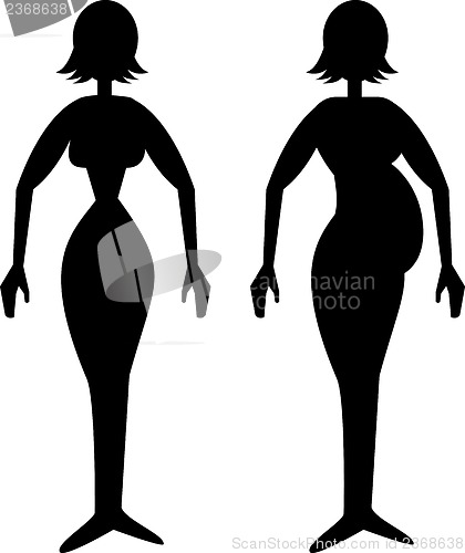 Image of Female Stick Drawing
