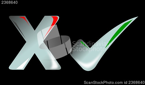 Image of Check and Cross