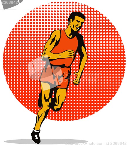 Image of Marathon Runner Athlete Running