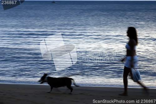 Image of Walking on the beach