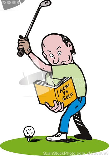 Image of Golfer Learning to Play