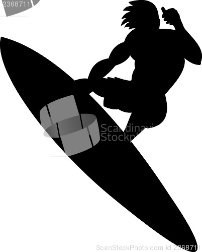 Image of Surfer Silhouette