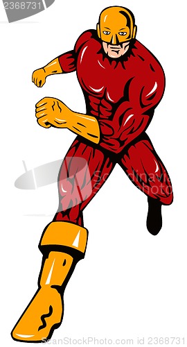 Image of Super Hero Running Retro