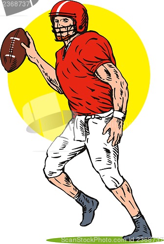 Image of Football Player Pass