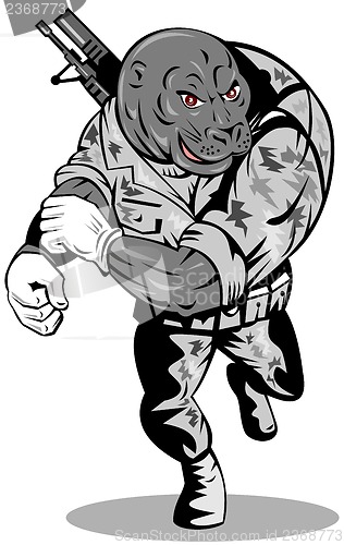 Image of Alien Military Running