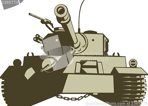Image of Army Tank Retro