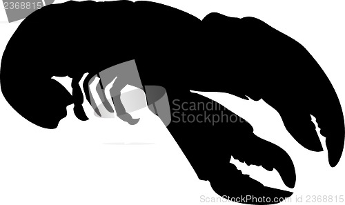 Image of Lobster Silhouette