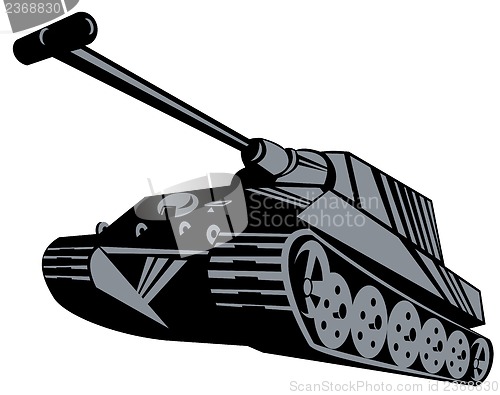 Image of Army Tank Retro