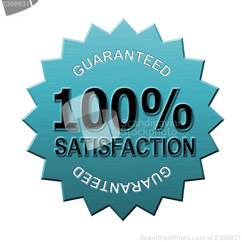 Image of 100% Satisfaction Guaranteed Metal Blue