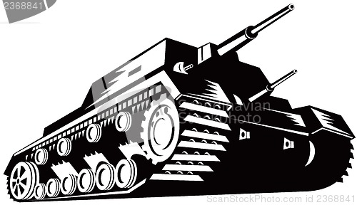 Image of Army Tank Retro