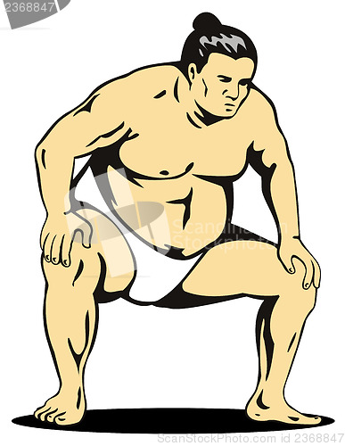 Image of Japanese Sumo Wrestler