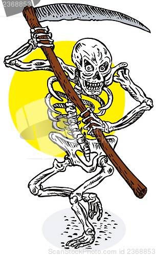 Image of Grim Reaper Skeleton Stance