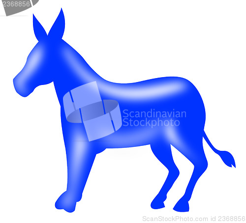 Image of Democrat Donkey Mascot