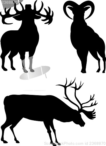 Image of Elk Silhouettes