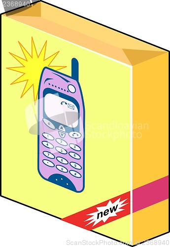 Image of Cellphone Box Retro Style