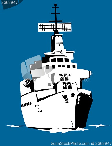 Image of World War Two Battleship Retro