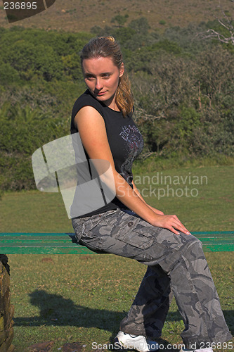 Image of girl in park