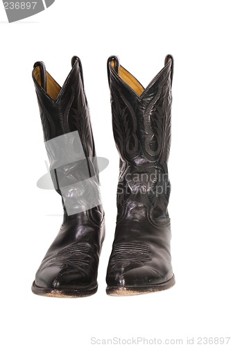 Image of Isolated cowboy boots