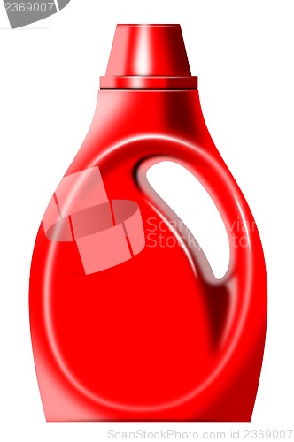 Image of Laundry Bottle Isolated