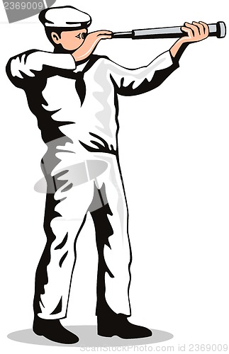 Image of Sailorman with Telescope