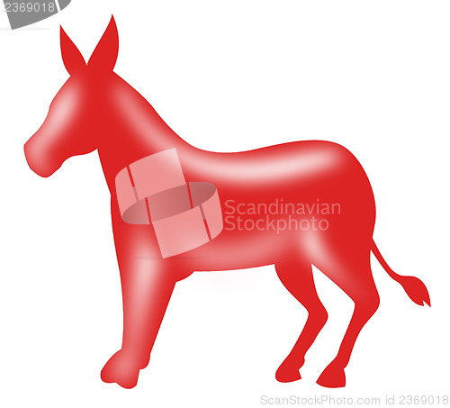 Image of Democrat Donkey Mascot
