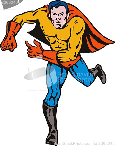Image of Super Hero Running Retro