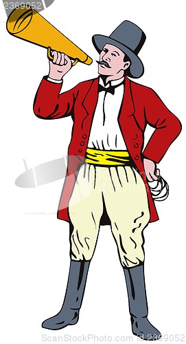 Image of Ringmaster with Bullhorn