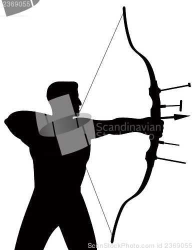 Image of Archer Shooting Arrow