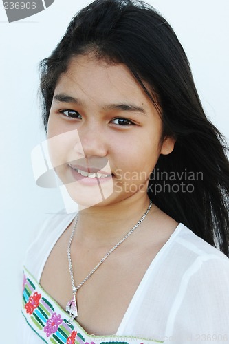 Image of Natural looking Asian girl