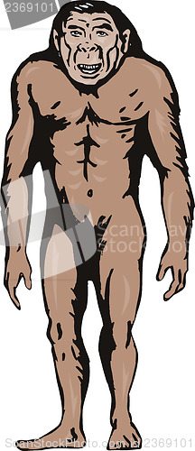 Image of Primitive Man Standing
