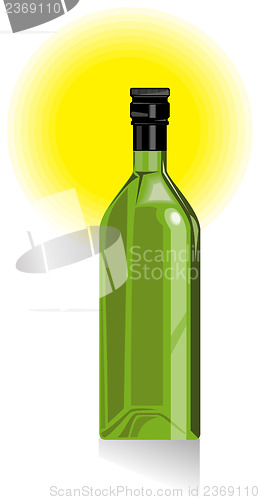 Image of Wine Bottle Retro