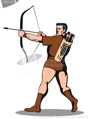 Image of Archer Shooting Arrow