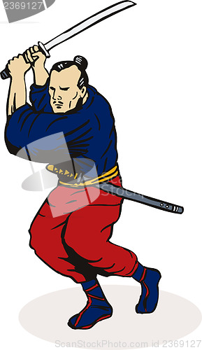 Image of Ninja Fighting Attacking