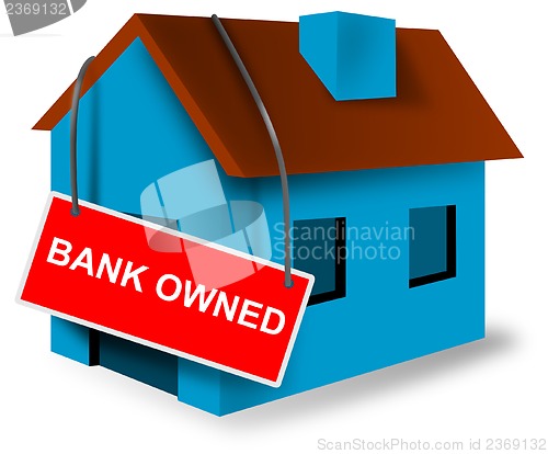 Image of Bank Owned Sign on House