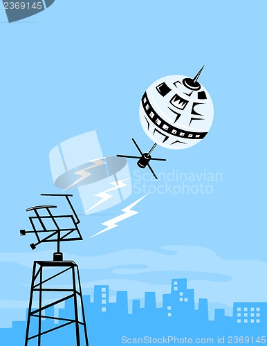 Image of Satellite Aerial Dish