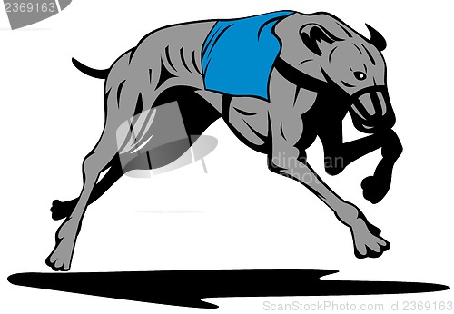 Image of Greyhound Dog Racing Retro
