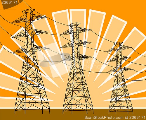 Image of Powerline Pylons