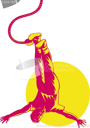 Image of Man Bungy Jumping 