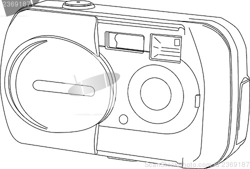 Image of Camera Line Drawing