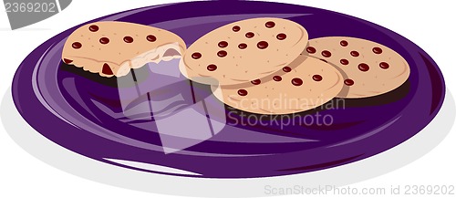 Image of Cookies on Plate