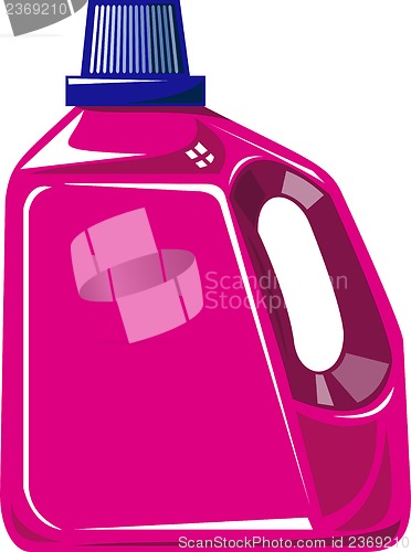 Image of Laundry Bottle Isolated