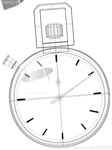 Image of Stopwatch Wireframe