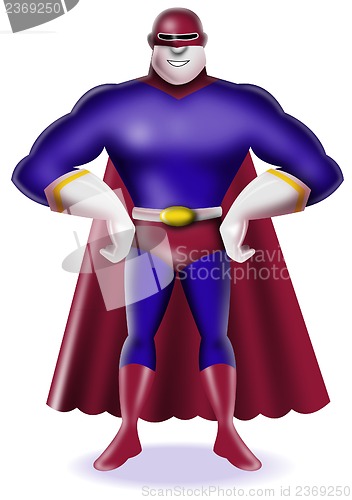 Image of Super Hero Standing Retro