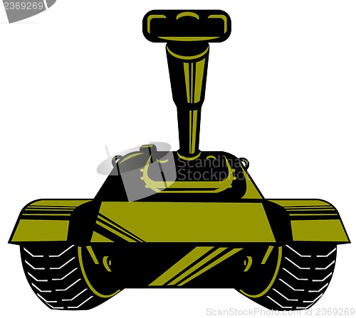 Image of Army Tank Retro