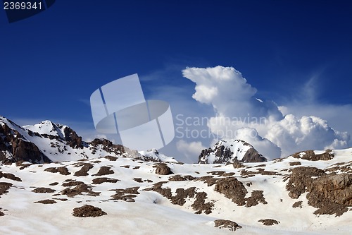 Image of Mountains in nice day