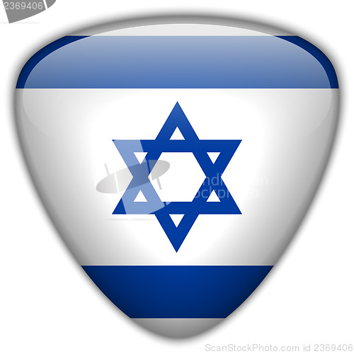 Image of Israel Flag Glossy Button