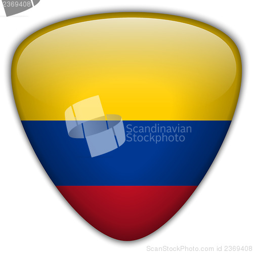 Image of Colombia Flag Glossy Button