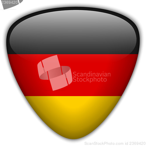 Image of Germany Flag Glossy Button